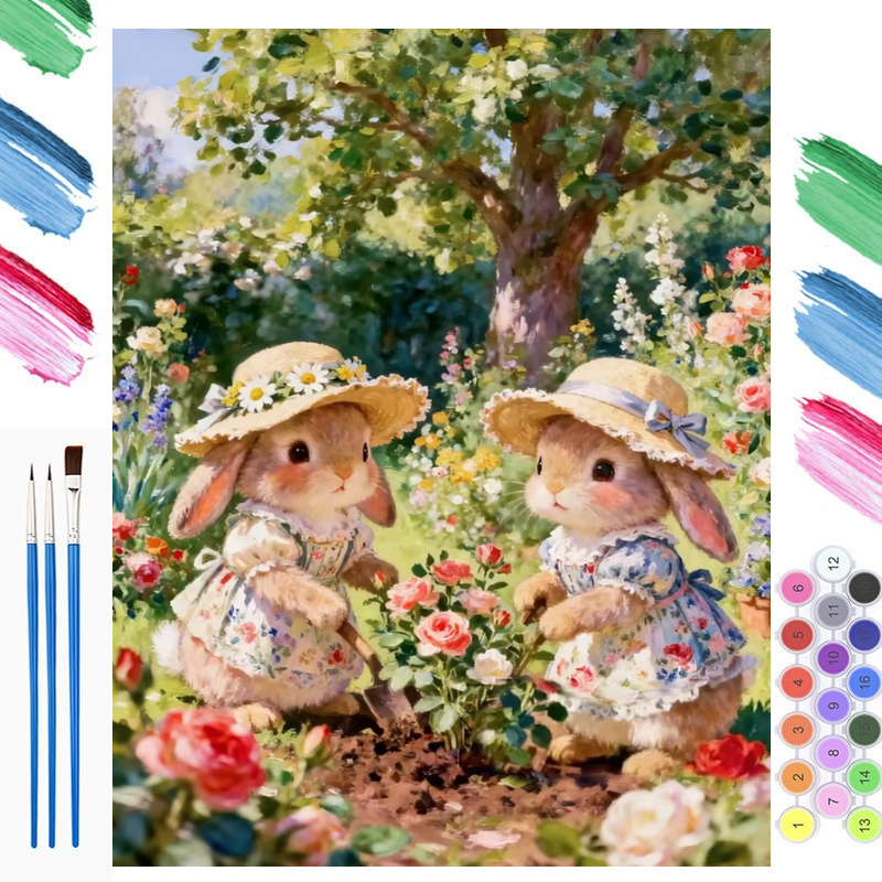 Art Craft Letter A - Paint By Numbers Kit for Adults