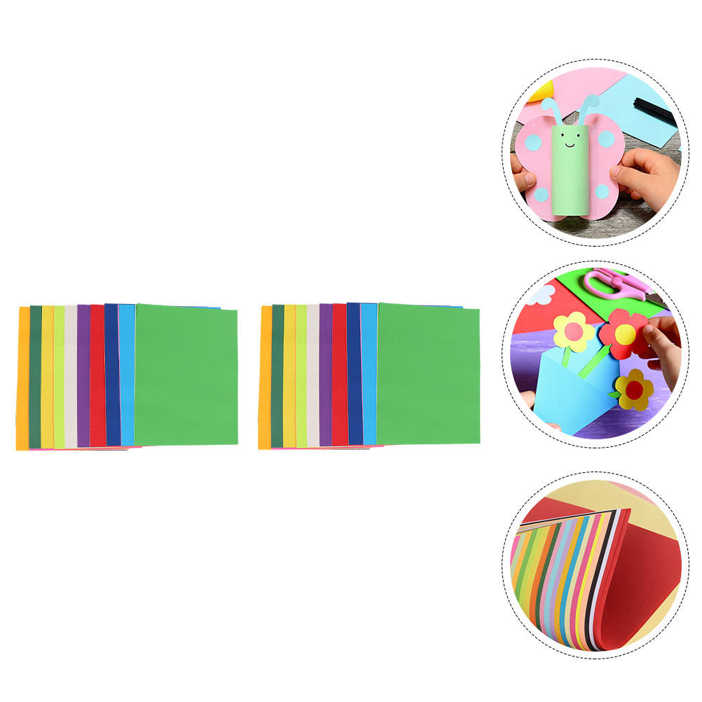 Art Craft For Kindergarten - 200 Sheets Colorful Dual-Sided Folding Paper