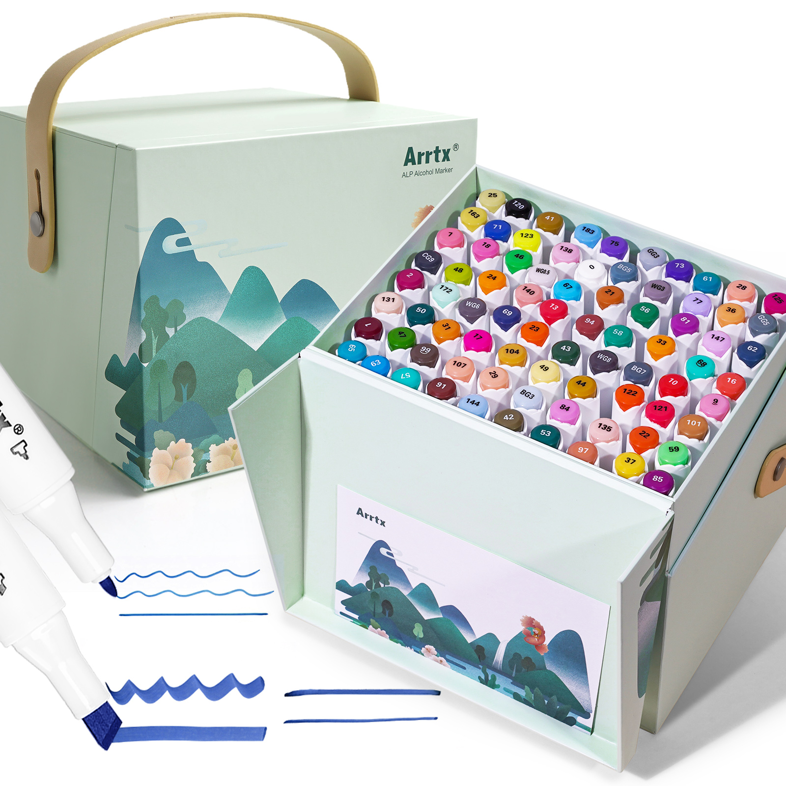 Illustration Marker Set - Arrtx ALP 80/90 Colors Alcohol Markers