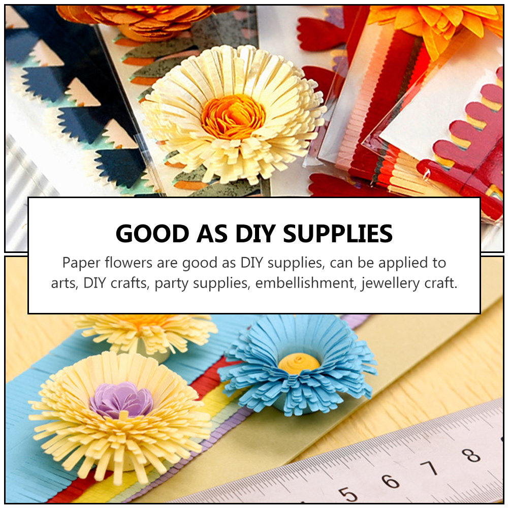 Art & Craft Paper Quilling - 60Pcs Art Quilling Paper Strips Flower