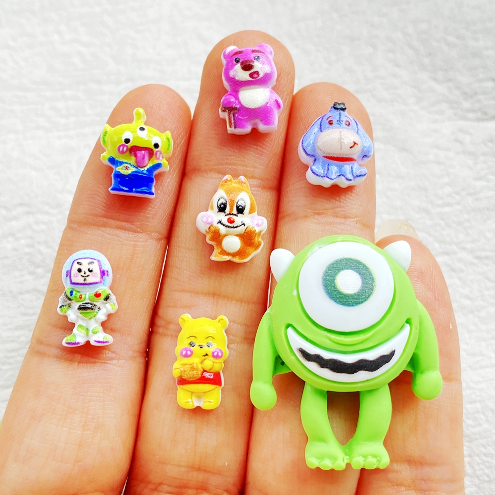 Art Craft Disney - 30Pcs Mixed Nail Art Resin Cartoon