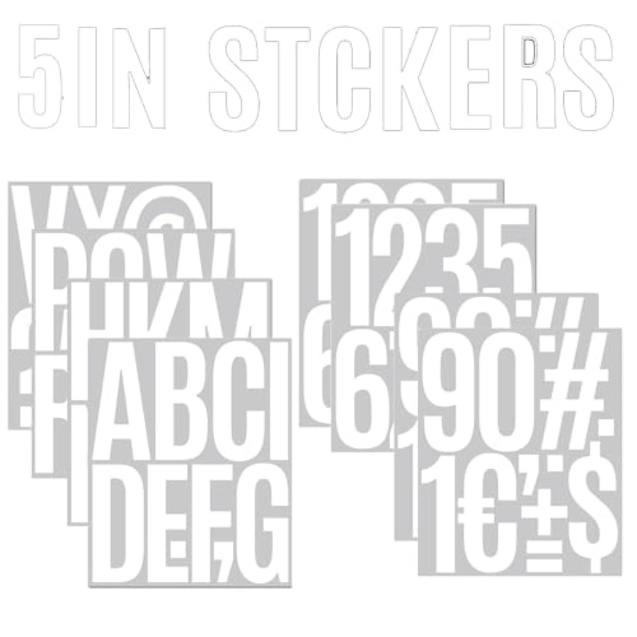 Letter Stickers 8 Sheets Mailb - Art Craft Letter A recensie en prijs