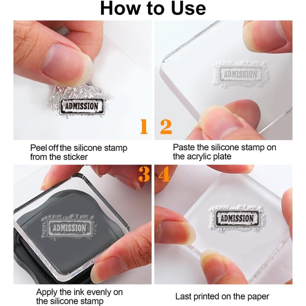 Retro Ticket Clear Stamps for  - Art Craft Activity recensie en prijs