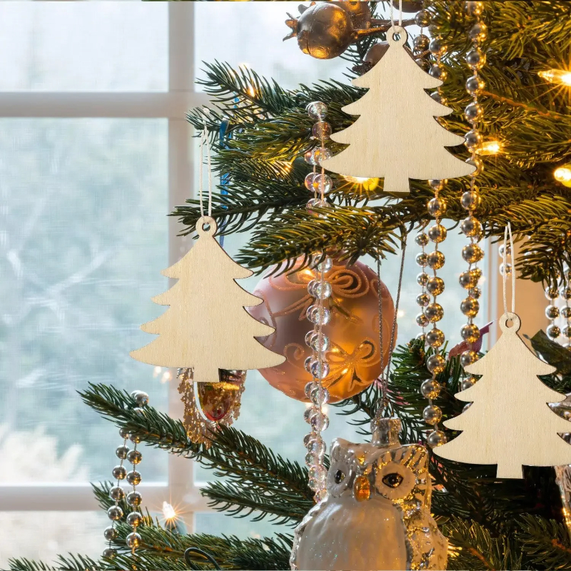 Paintable Blank Wooden christm - Art And Craft For Xmas recensie en prijs