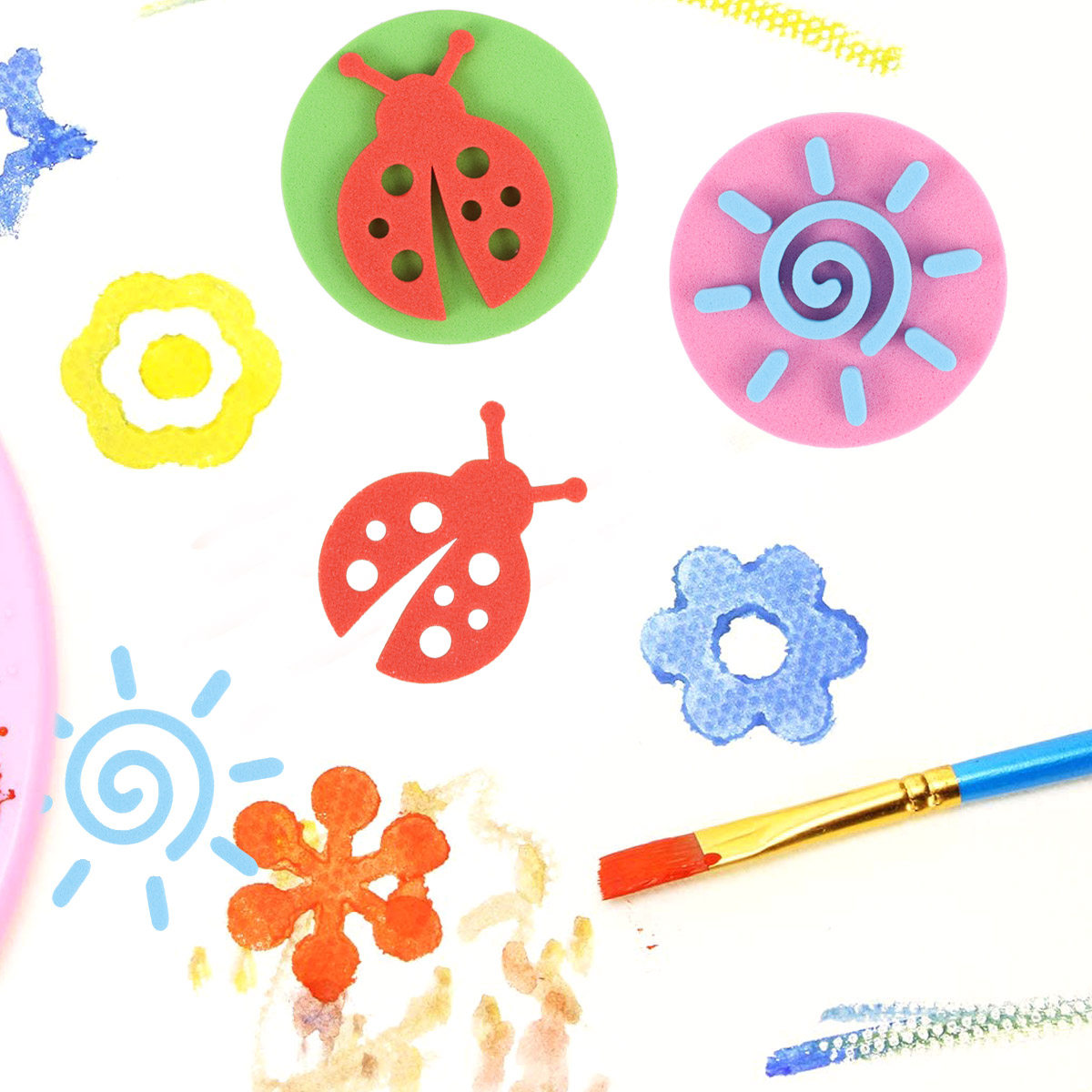 12Pcs Creative Painting Stampe - Art Craft For Kindergarten recensie en prijs
