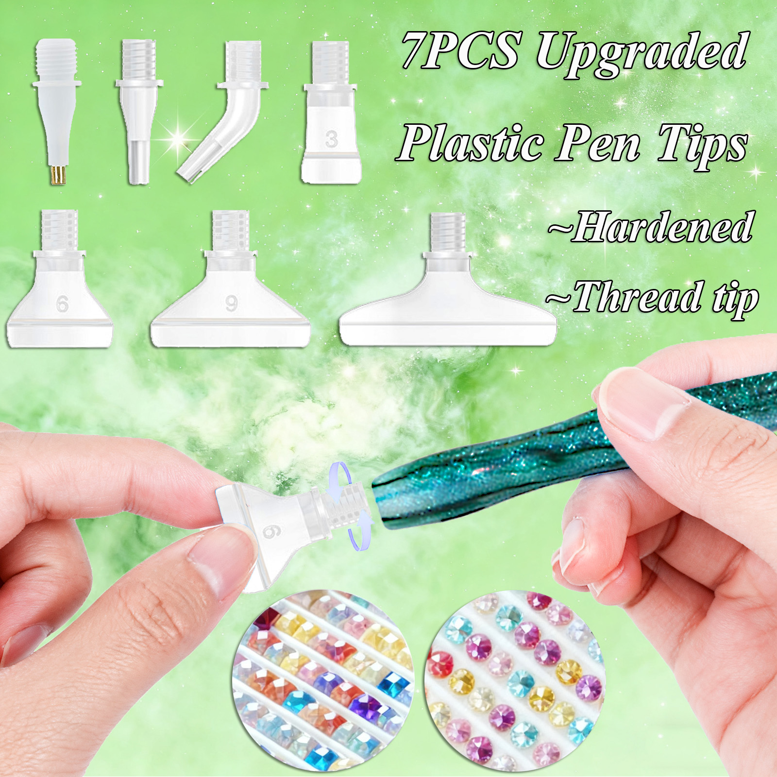 Diamond Paintbrush Set (Green) - Craft Art Set recensie en prijs