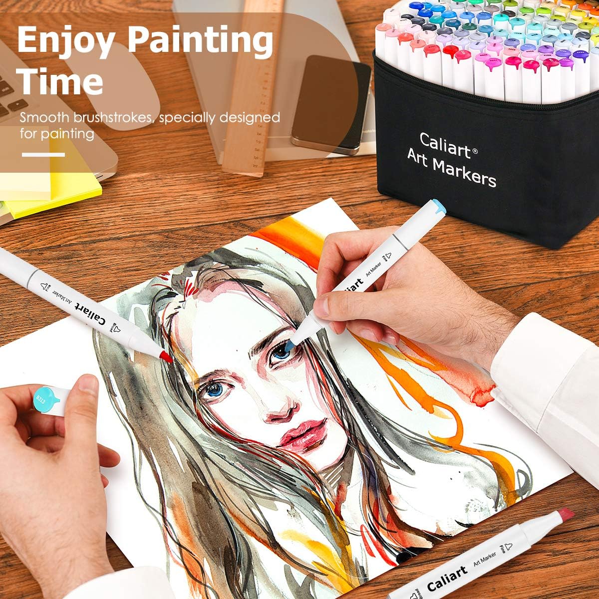 Alcohol Markers 24 Colors Dual - Illustration Marker Set recensie en prijs