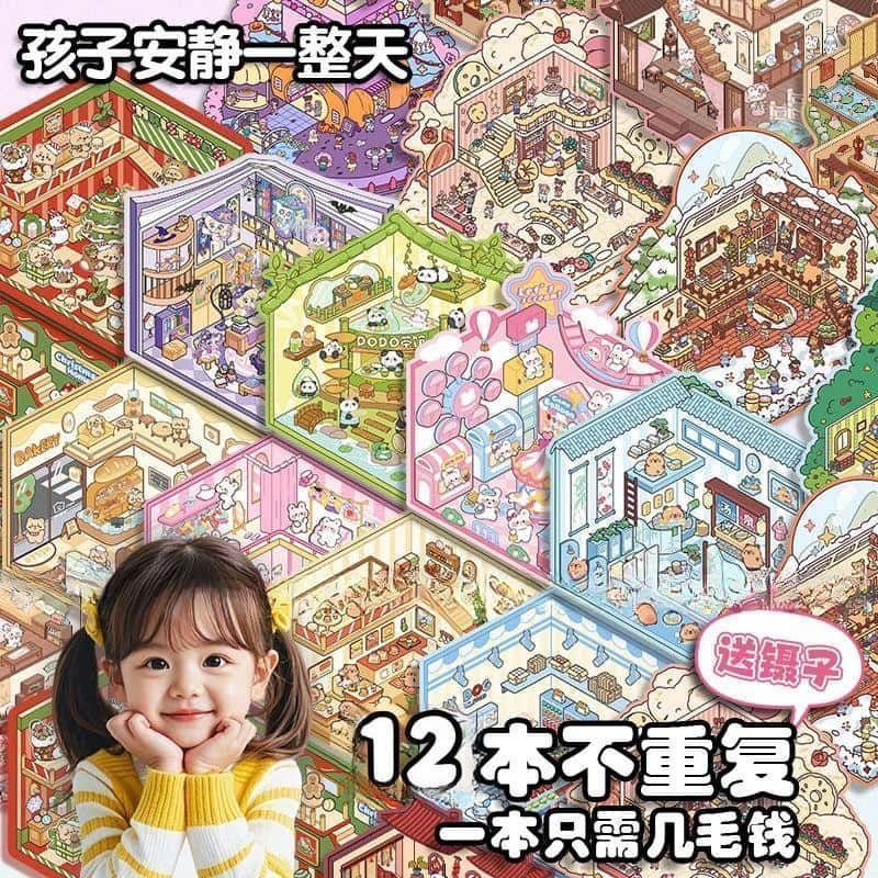 Miniature 3D Scene Stickers DI - Art Craft Activity recensie en prijs