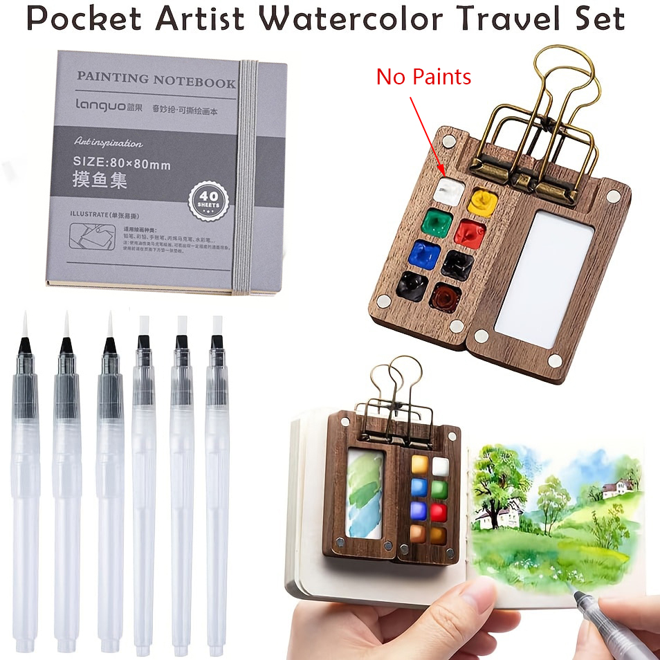 Portable Watercolor Set Travel - Watercolor Brush Pen recensie en prijs