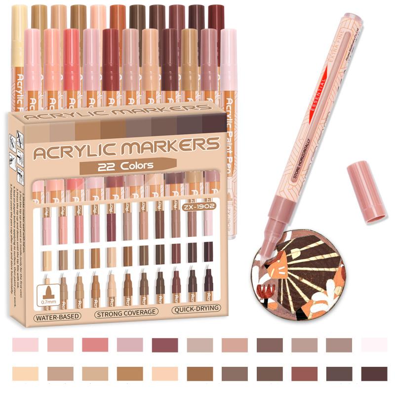 Skin Color / Gray Acrylic Mark - Illustration Marker Set recensie en prijs