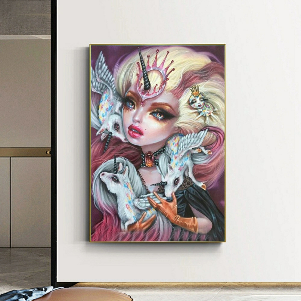 Cartoon Dark Girl Diamond Pain - Art Craft Disney recensie en prijs