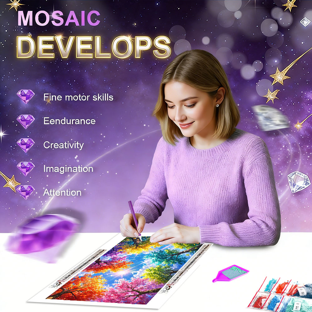 HUACAN Diamond Painting Tree L - Art And Craft Autumn recensie en prijs