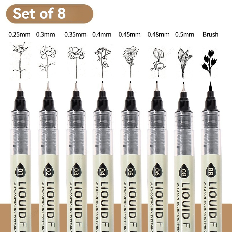 Professional 5/8Pcs Manga Art  - Illustration Marker Set recensie en prijs