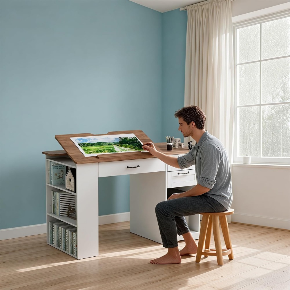 Adjustable Art Table with Stor - Art & Craft Job Vacancies recensie en prijs