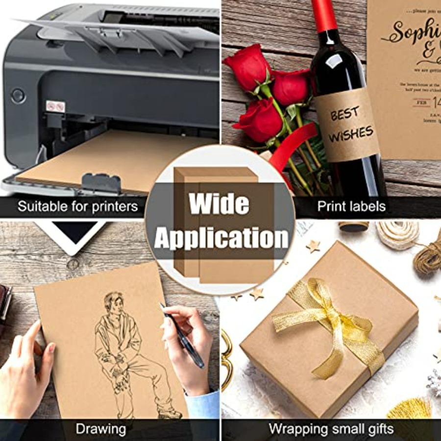 60 Sheets Kraft Paper 8.5 x 11 - Art Craft Letter A recensie en prijs