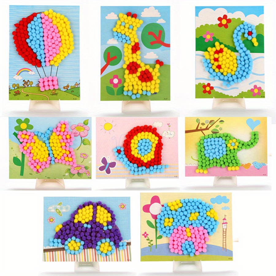 2pcs 16x21cm Colorful Pom-Pom  - Art Craft Handmade recensie en prijs