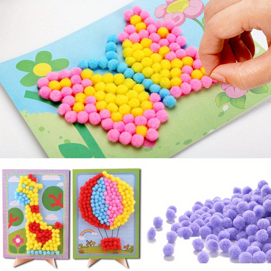2pcs 16x21cm Colorful Pom-Pom  - Art Craft Handmade recensie en prijs