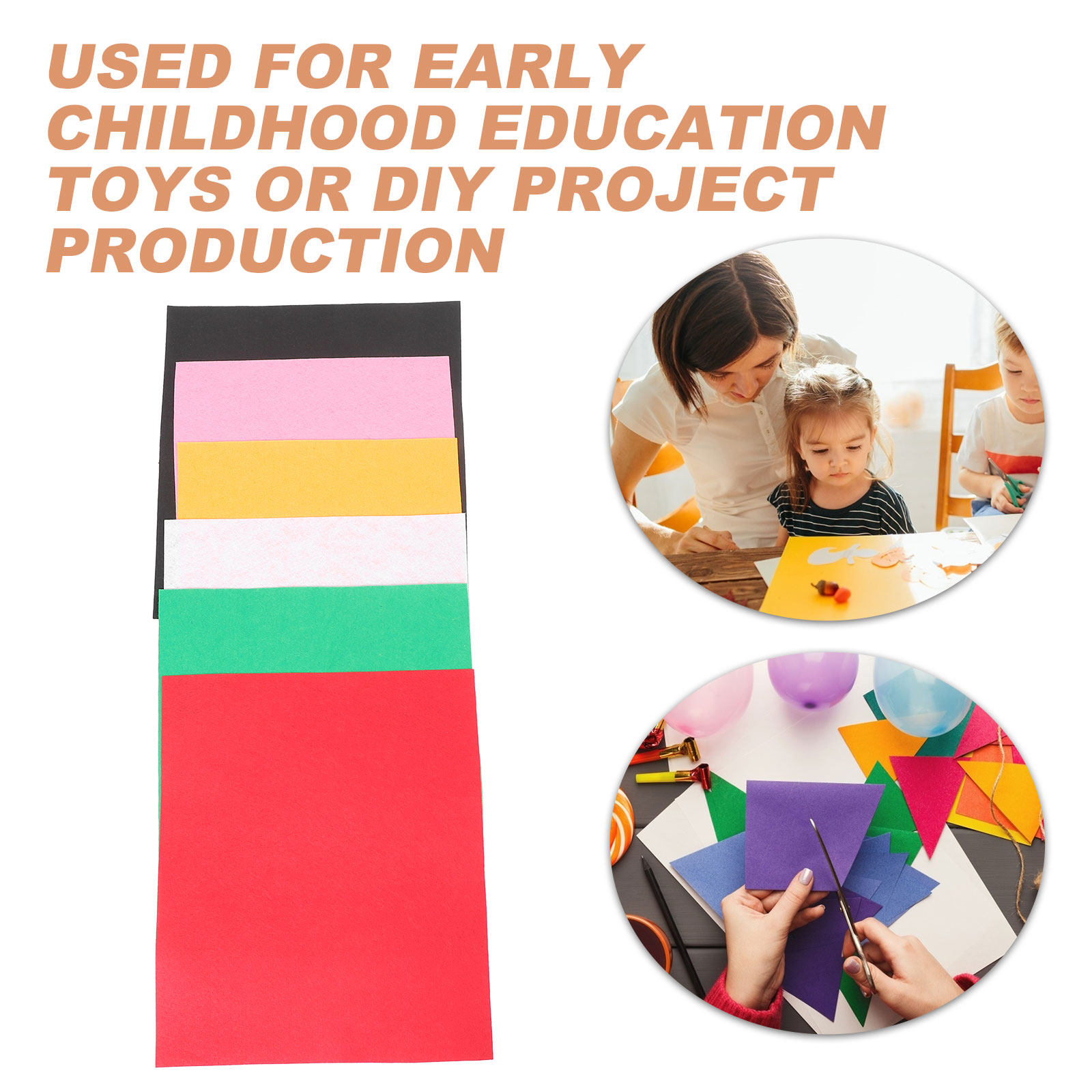 6 Sheets Kids DIY Non-Woven Cl - Art Craft For Kindergarten recensie en prijs