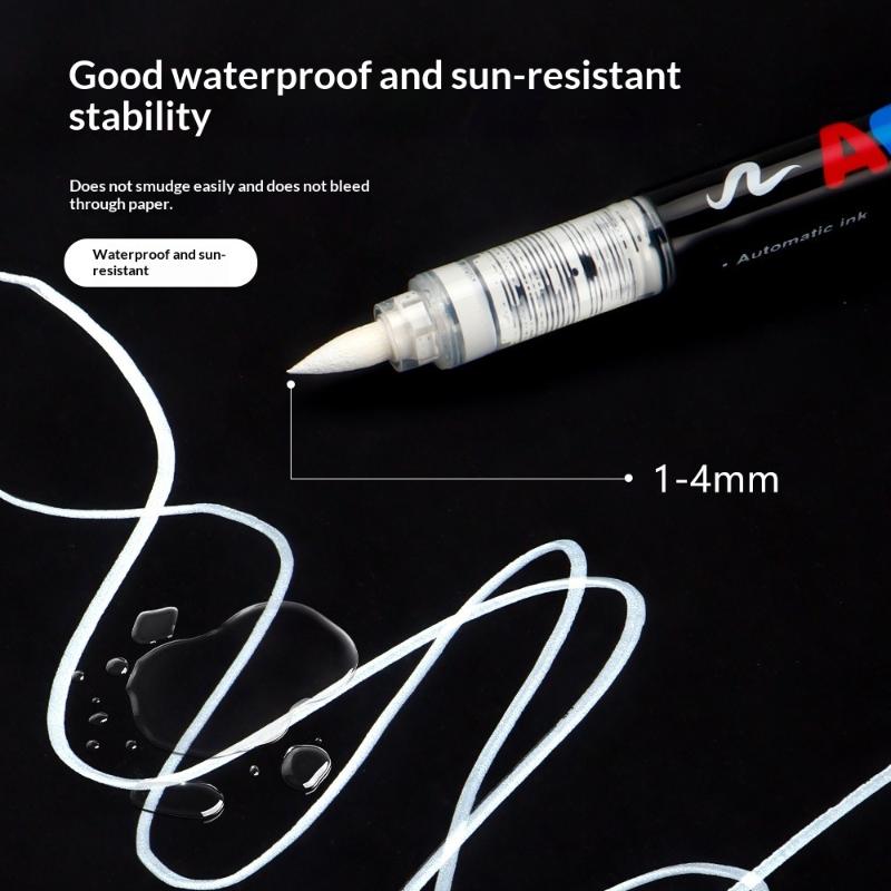 8pcs Black And White Acrylic P - Illustration Marker Set recensie en prijs