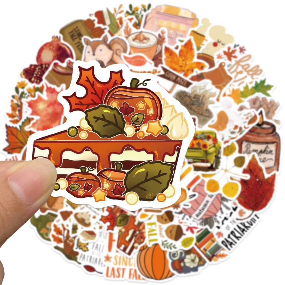 50PCS Cute Autumn Fall Sticker - Art And Craft Autumn recensie en prijs