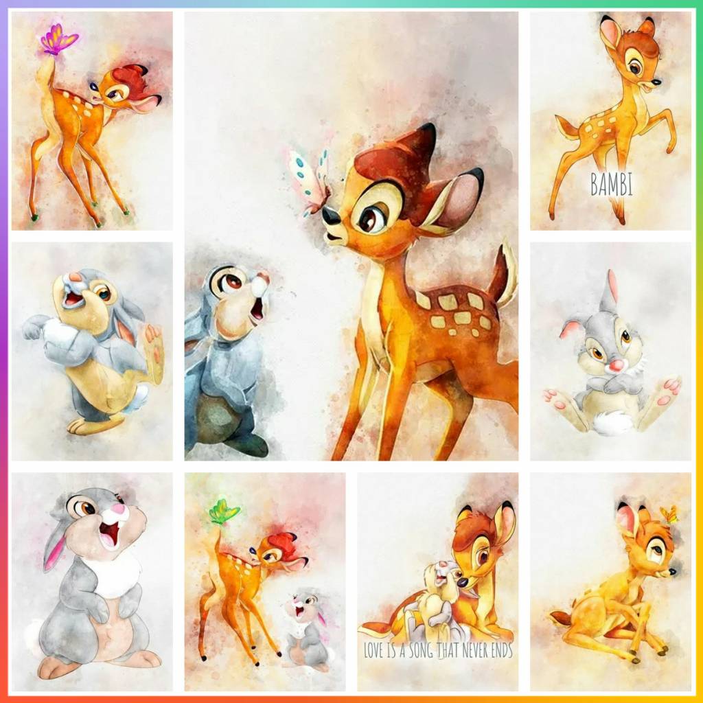 Disney Bambi Thumper Watercolo - Art Craft Disney recensie en prijs