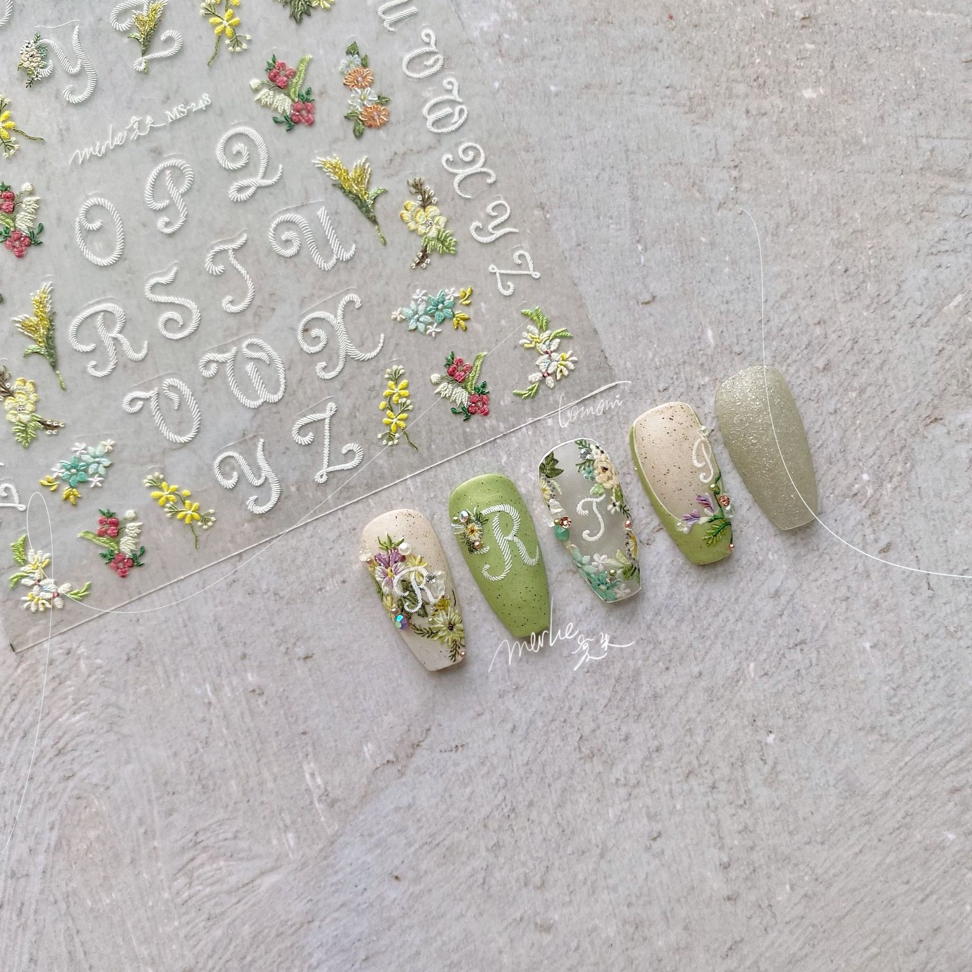 New Craft 5D Embossing Nail Ar - Art Craft Letter A recensie en prijs