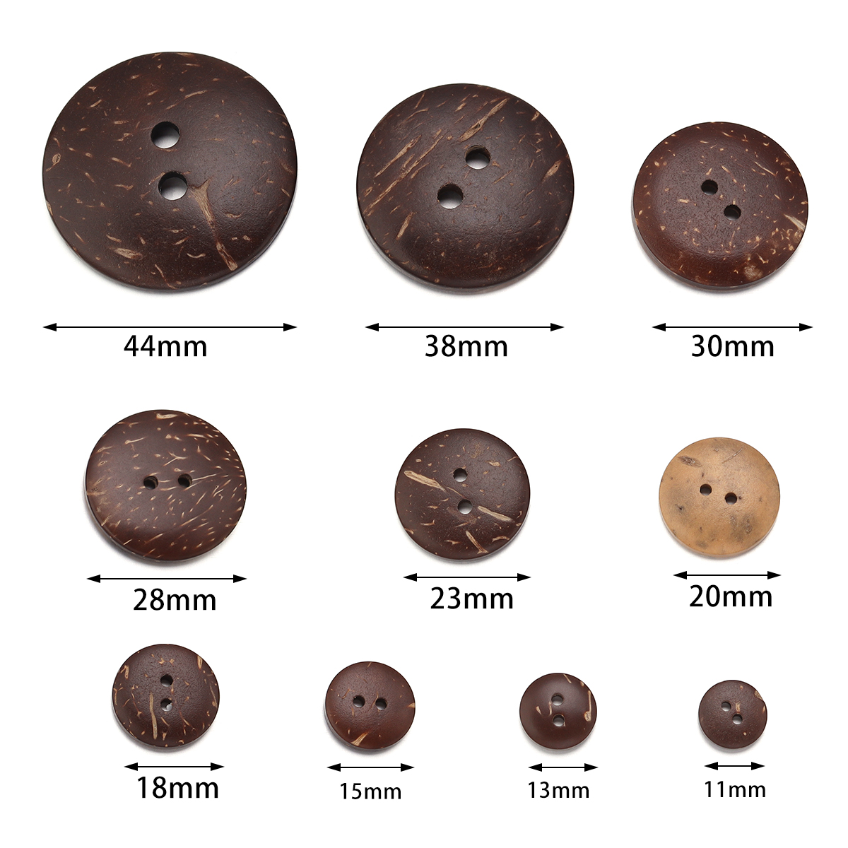 10-100Pcs Natural Coconut Shel - Art Craft Activity recensie en prijs