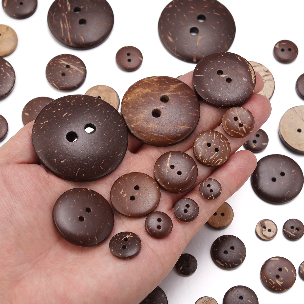 10-100Pcs Natural Coconut Shel - Art Craft Activity recensie en prijs