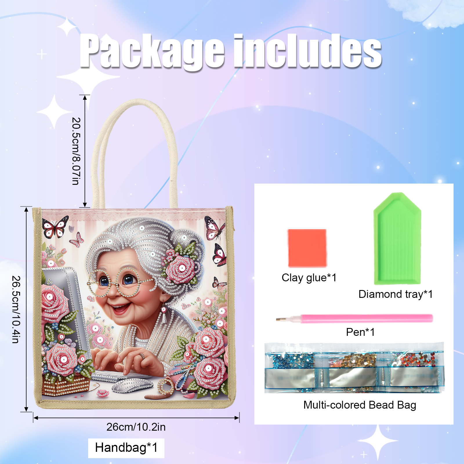 Diamond Art Painting Handbag K - Art Craft Handmade recensie en prijs