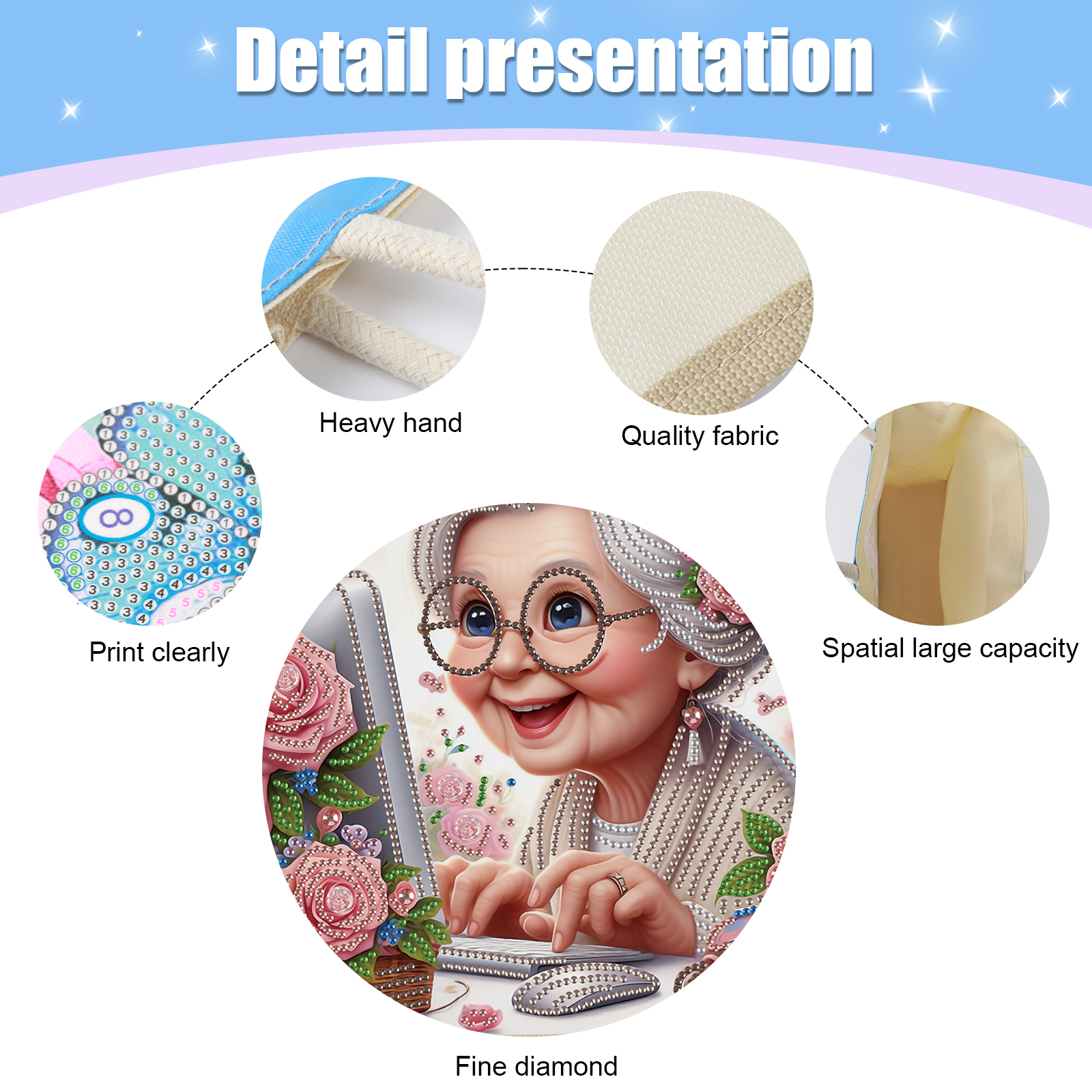 Diamond Art Painting Handbag K - Art Craft Handmade recensie en prijs