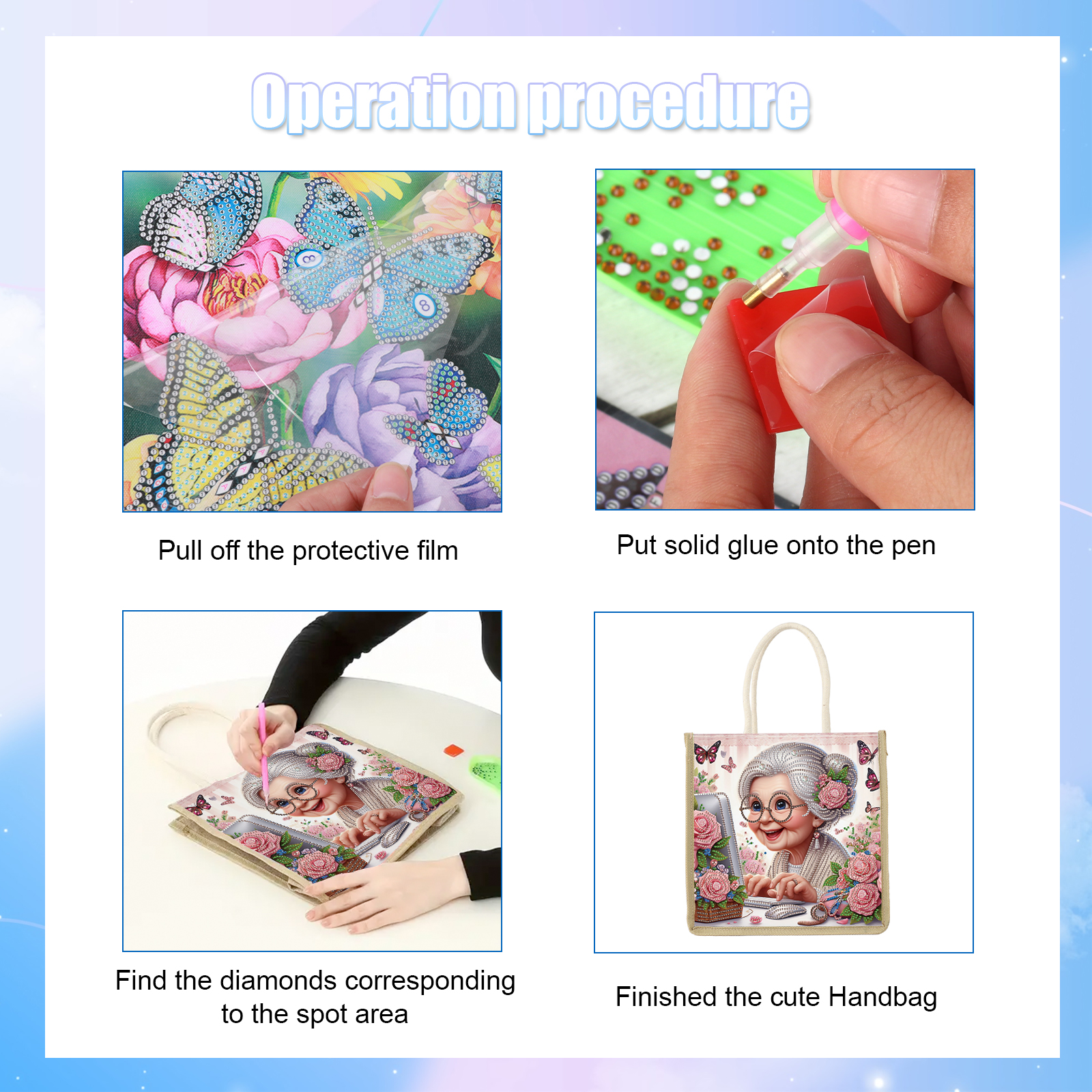 Diamond Art Painting Handbag K - Art Craft Handmade recensie en prijs