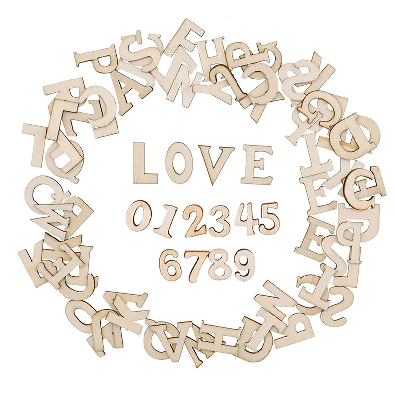 100pcs Wood English Alphabet D - Art Craft Letter A recensie en prijs