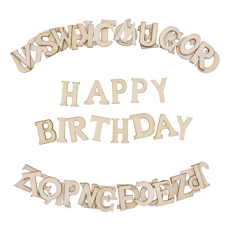 100pcs Wood English Alphabet D - Art Craft Letter A recensie en prijs