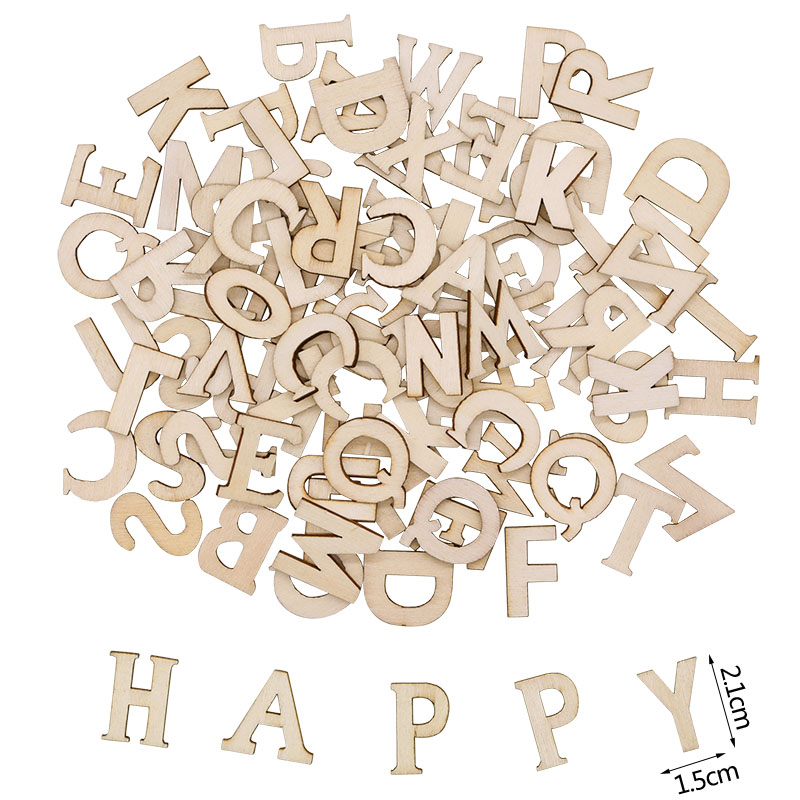 100pcs Wood English Alphabet D - Art Craft Letter A recensie en prijs