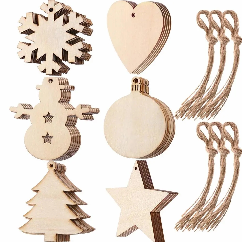 10/20/50Pcs DIY Wooden Christm - Art And Craft For Xmas recensie en prijs