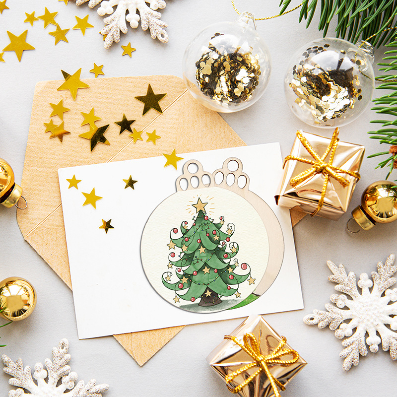 10/20/50Pcs DIY Wooden Christm - Art And Craft For Xmas recensie en prijs