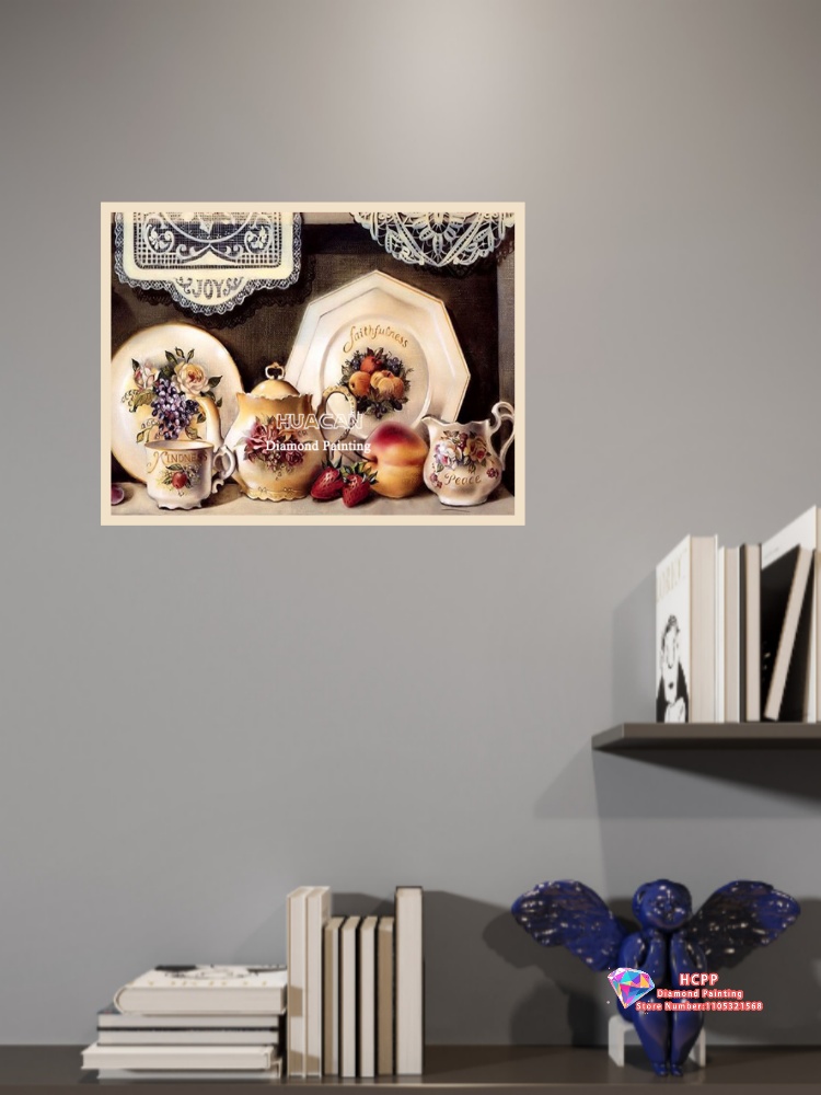 Floral Kitchen Diamond Paintin - Art Craft Kitchen recensie en prijs