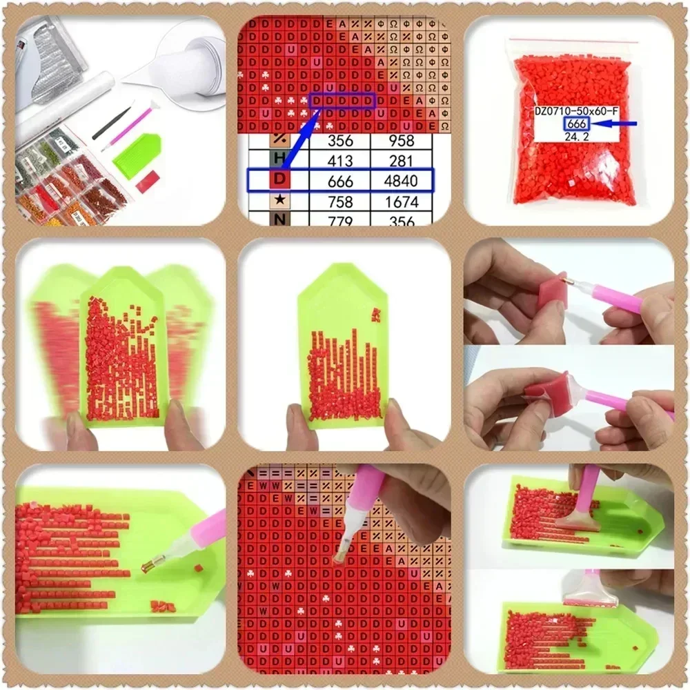 Floral Kitchen Diamond Paintin - Art Craft Kitchen recensie en prijs