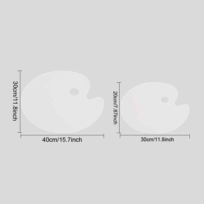 1pc White Oval Acrylic Paint T - Art Craft Class recensie en prijs