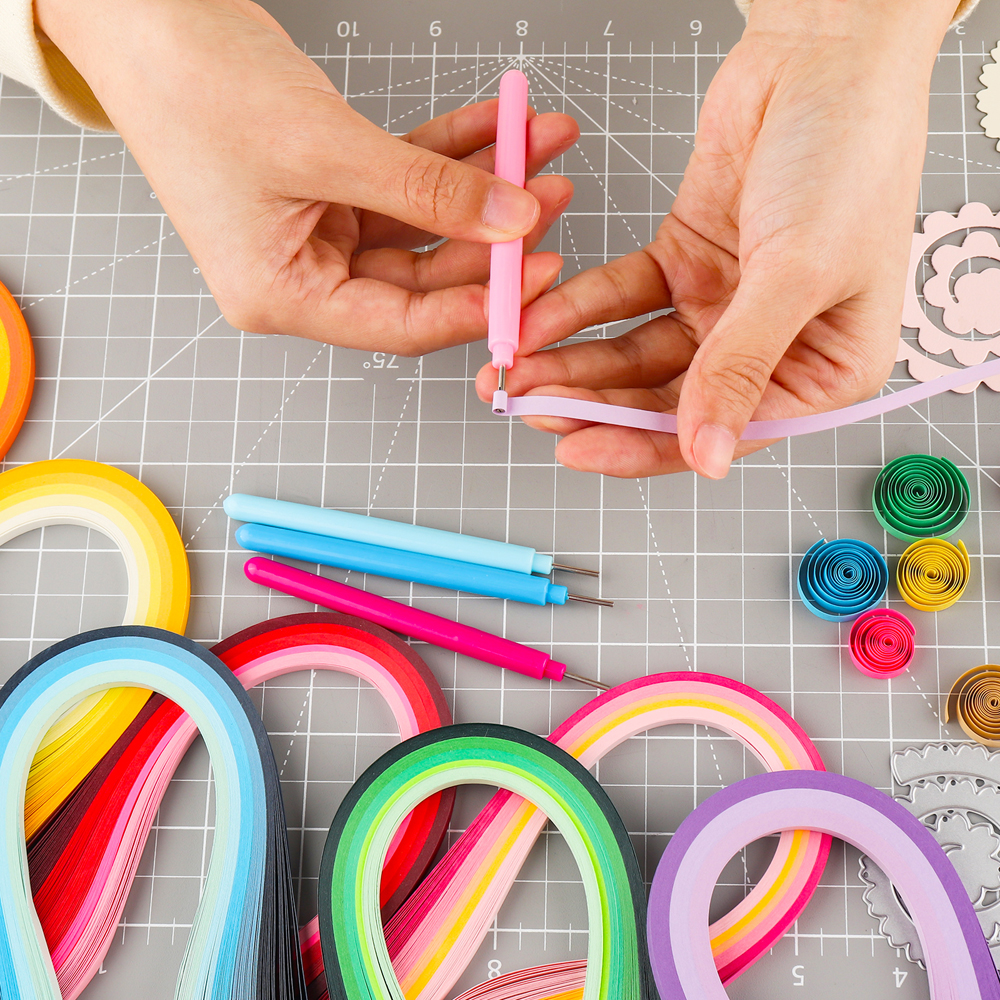100strips/pack Gradient Color  - Art & Craft Paper Quilling recensie en prijs