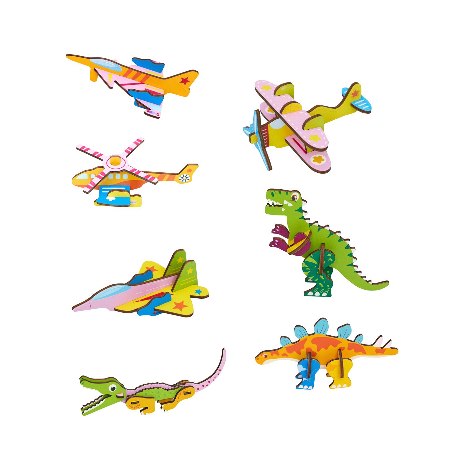 3D Cartoon Wooden Insert Puzzl - Art Craft For Kindergarten recensie en prijs