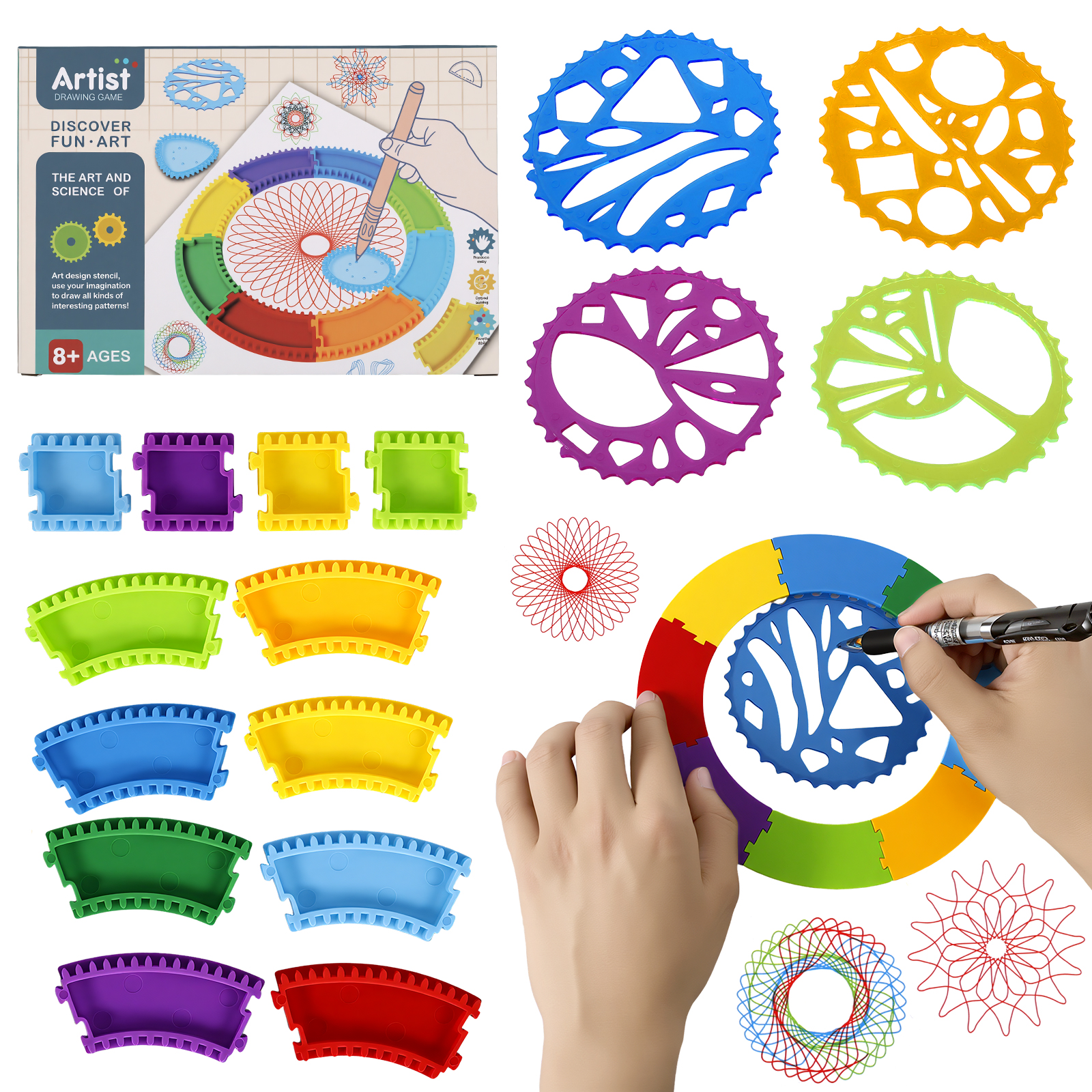 Spiral Art Gear Geometric Rule - Craft Art Set recensie en prijs