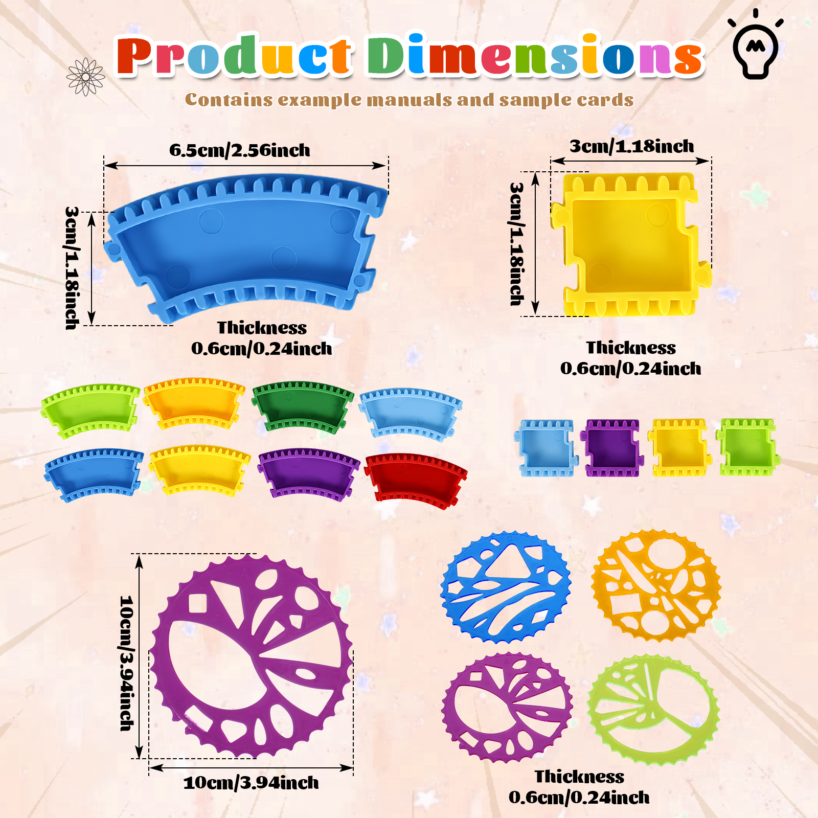 Spiral Art Gear Geometric Rule - Craft Art Set recensie en prijs