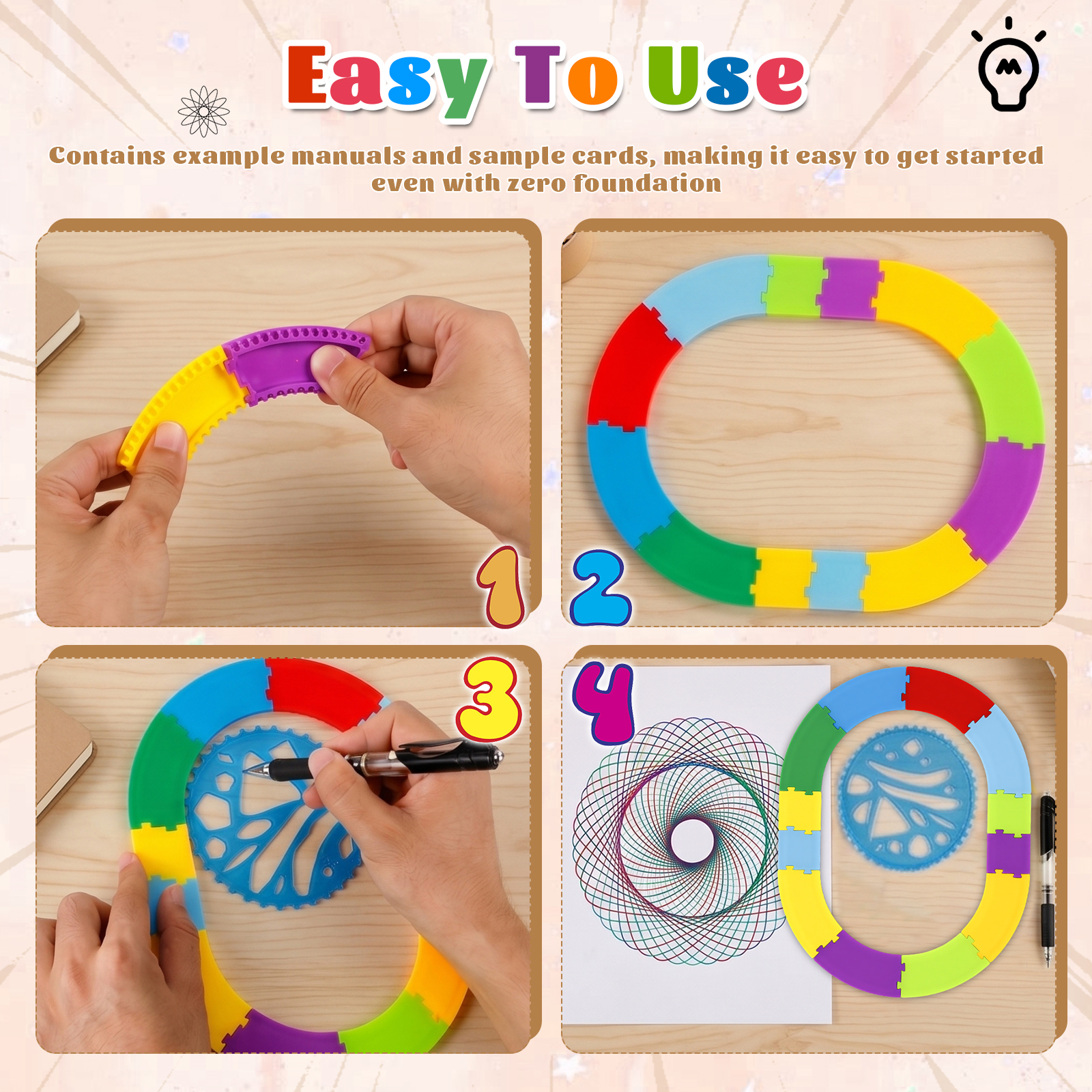Spiral Art Gear Geometric Rule - Craft Art Set recensie en prijs