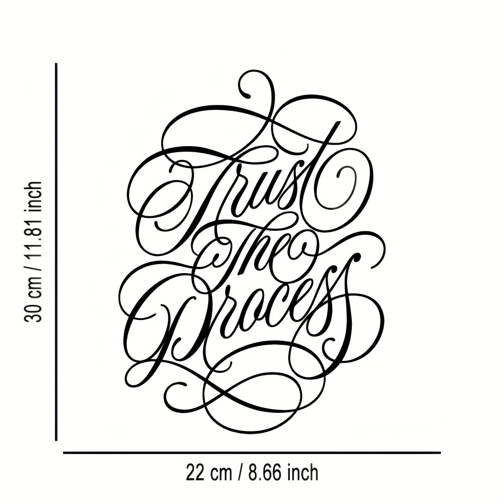 1pc Calligraphy Motto Phrase M - Art Craft Kitchen recensie en prijs