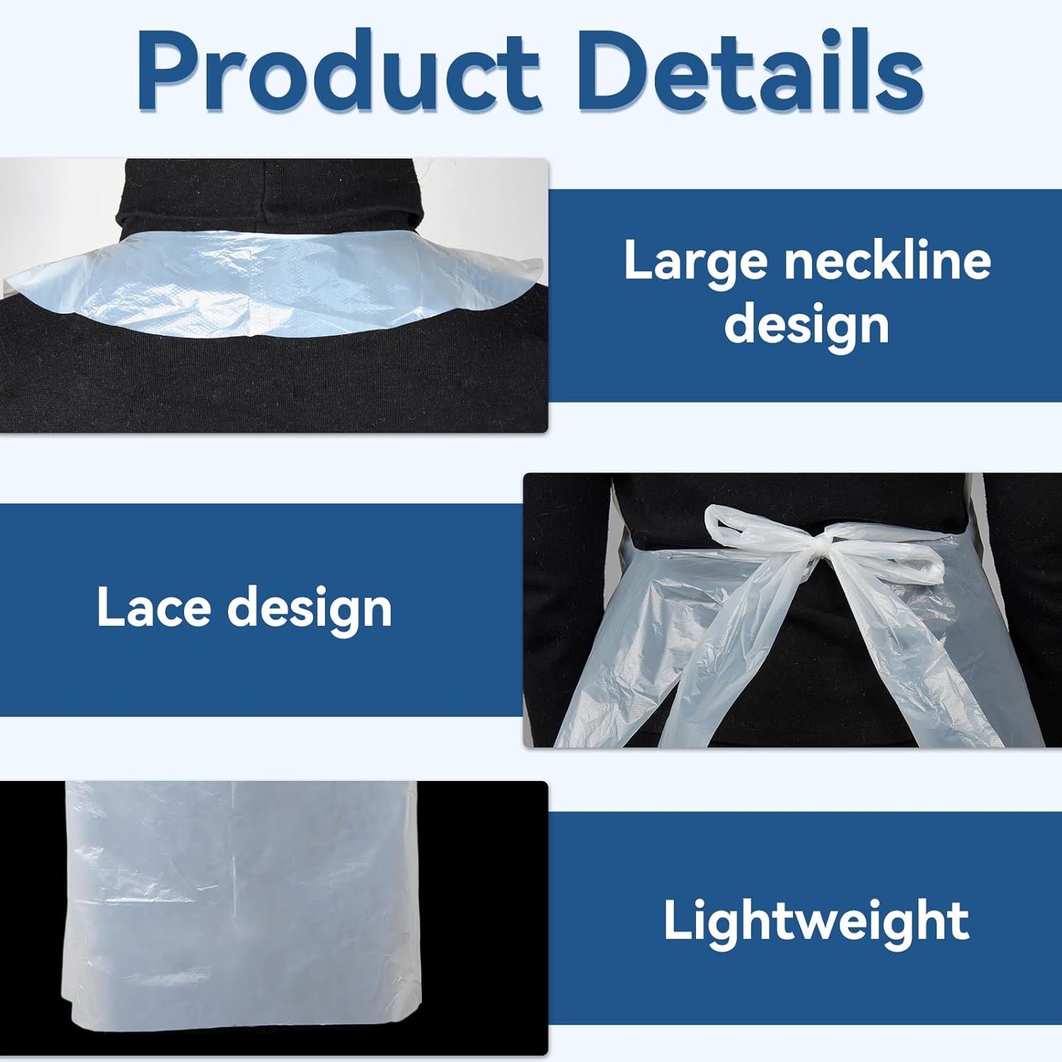 Disposable White Plastic Apron - Art Craft Painting recensie en prijs
