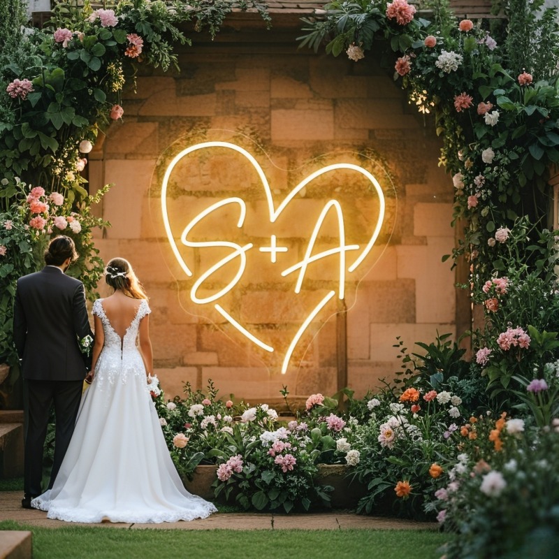 Custom Initials Heart LED Neon - Art Craft Christmas recensie en prijs