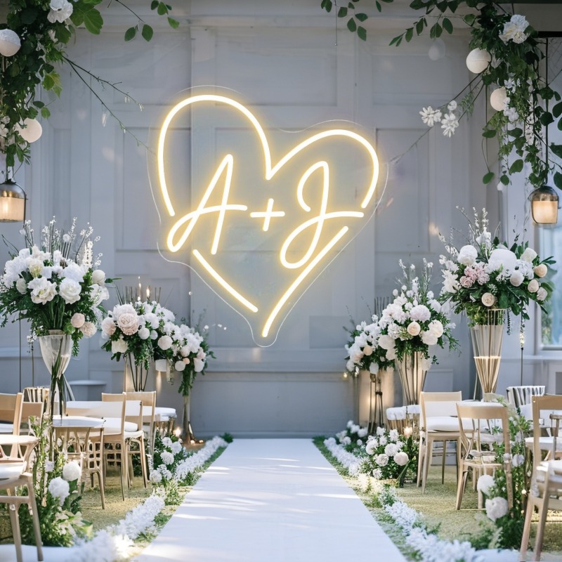 Custom Initials Heart LED Neon - Art Craft Christmas recensie en prijs