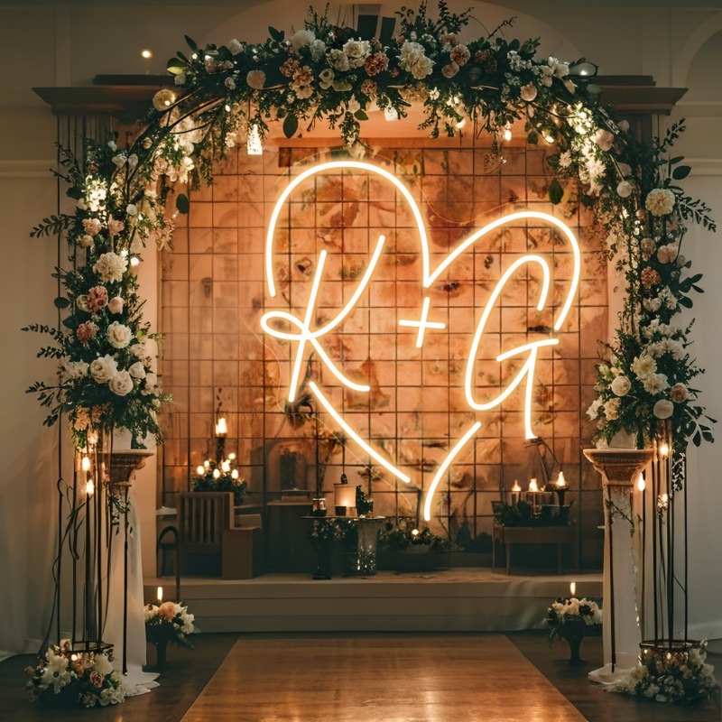 Custom Initials Heart LED Neon - Art Craft Christmas recensie en prijs