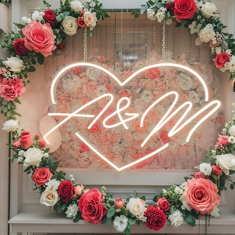 Custom Initials Heart LED Neon - Art Craft Christmas recensie en prijs